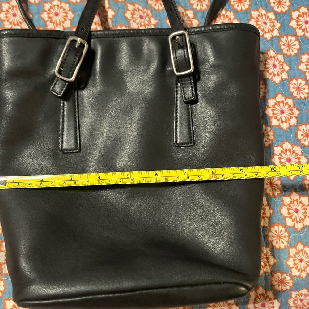 Vintage Coach Legacy Tote 9803 Black - Picture 8 of 11